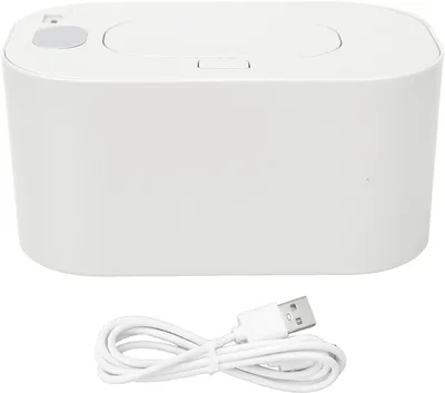 Imagen del producto de Calentador para pañales húmedos, con temperatura constante, para 80 pañales, color blanco, ideal para el cuidado del bebé