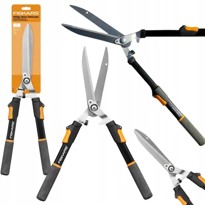 Obrázok produktu pre Teleskopické nožnice na živý plot Fiskars Solid HS13