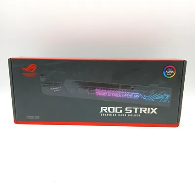 Produktbild von ASUS ROG Strix Graphics Card Holder, Universal, Grafikkartenhalter, Schwarz, Grau, Mehrfarbig, 3-pin Addressable RGB Lighting, 330 mm