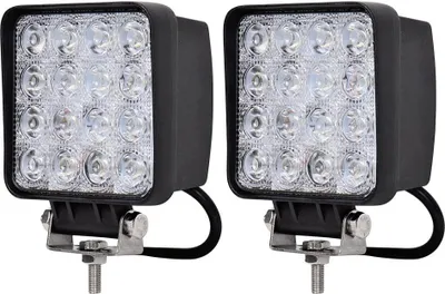 Produktbild von Greenmigo 2 X LED 48W Arbeitsscheinwerfer Arbeitsleuchte 3800lm 6000K 67IP- Traktor - Bagger Nebelscheinwerfer