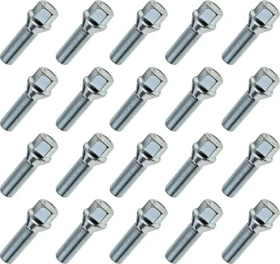 Immagine prodotto di 20x bullone ruota M14x1,5, lunghezza filettatura: 28 mm, collare conico, SW17