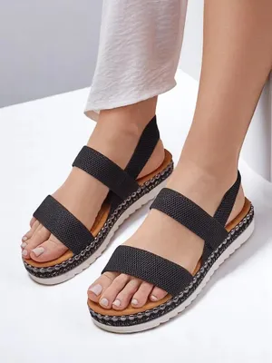 Produktbild von Royalfashion Damensandalen mit dekorativer Sohle Zindas, Größe 36