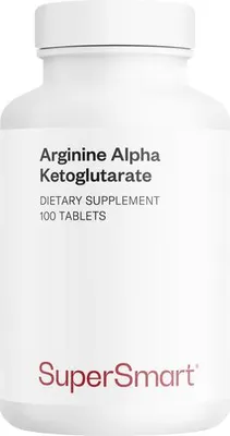 Produktbild von SuperSmart Arginine Alpha Ketoglutarate (AAKG) Dietary Supplement - 100 Tabletten