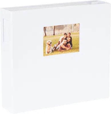 Produktbild von HNFD Fotoalbum Lona weiß Leinen 1000 Bilder 34,5x33 cm 168 weiße Seiten