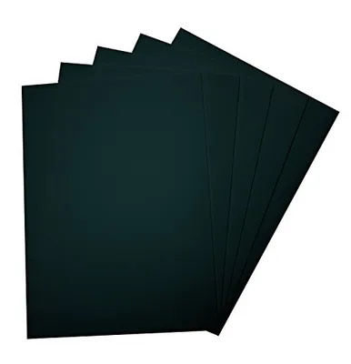Produktbild von Folia Moosgummi, 5 Bogen 29x40cm, 5x Farbe schwarz