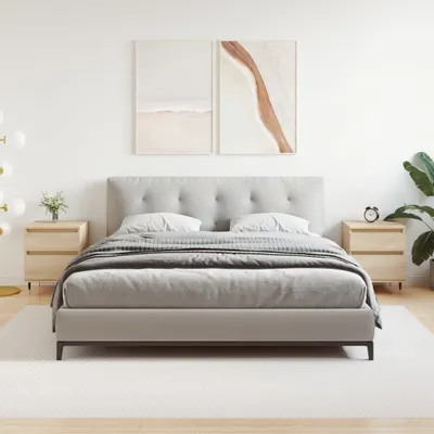 Obrázek produktu pro vidaXL Noční stolky 2 ks Sonoma dub 40x35x50 cm výrobek z odvozeného dřeva