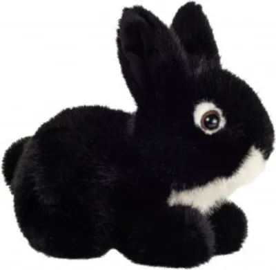 Produktbild von Teddy Hermann Kuscheltier Hase schwarz 17 cm Plüschhase