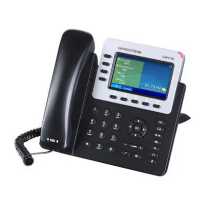 Obrázok produktu pre Grandstream Networks GXP-2140, IP telefón, Čierna, Káblový handset, 4 riadky, 2000 položky, TFT