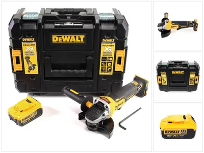 Image de DeWalt DCG 406 NT Meuleuse d'angle sans fil 18V 125mm Brushless + 1x batterie 4,0Ah + TSTAK - sans chargeur