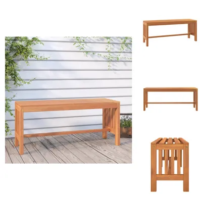 Obrázok produktu pre vidaXL Záhradná lavica 110 cm z masívneho dreva eukalyptus - Záhradné lavice