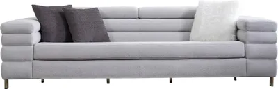 Produktbild von Wohnzimmer Designer Sofagarnitur 3+3+1 Sitzer Braune Couchgarnitur Set