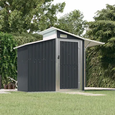 Immagine prodotto di VidaXL Casetta da giardino 270x130x208,5 cm in acciaio zincato colore antracite