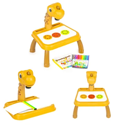 Obrázok produktu pre Projektor na kreslenie dinosaurov, 12 fixiek, 24 vzorov