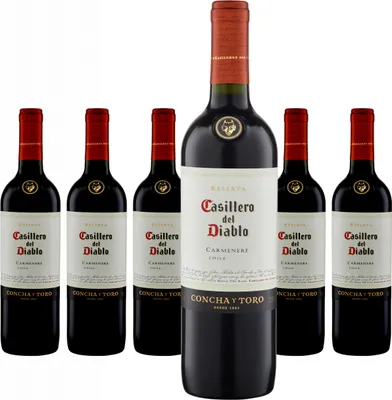 Produktbild von 6 x Casillero Del Diablo Carmenere (Reserva)