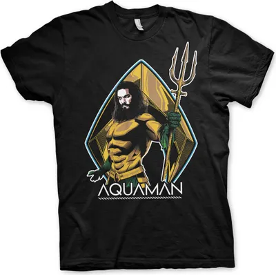 Produktbild von Aquaman T-Shirt - Large - Black