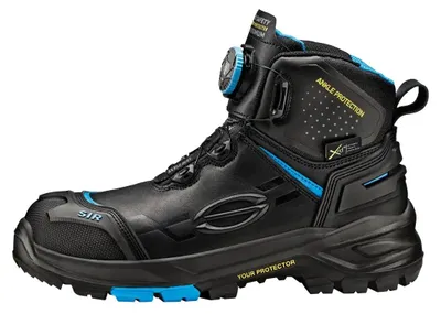 Produktbild von Sir Safety Nordisk Sicherheitsstiefel S7S Vollnarbenleder Fiberglaskappe wasserdicht, 40, Schwarz