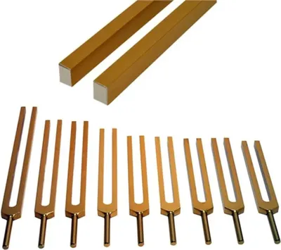 Immagine prodotto di Set Diapason Sacro Solfeggio Colore Oro - 17 Cm