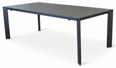 Immagine prodotto di Tavolo allungabile estensibile con struttura in alluminio antracite 165/215x85xH75,5 cm Saceos