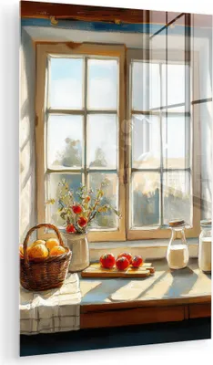 Produktbild von MuchoWow Glasbilder - Bilder auf Wandbild - Foto auf Glas Stillleben - Küche - Durchsichtig - Vintage 20x30 cm Wanddekoration aus Glas - Acrylglasbild - Acrylbilder - Acrylglas