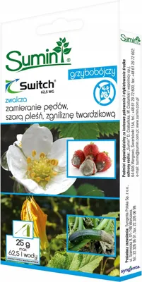 Produktbild von Fungizid Switch 62.5 WG zur Bekämpfung von Kraut- und Knollenfäule, Mehltau 25g - Sumin
