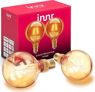 Zdjęcie produktu dla Innr Lighting RF 261-2, Inteligentne żarówki, ZigBee, Złoto, LED, E27, Glob