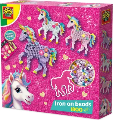 Produktbild von SES CREATIVE Einhorn-Bügelperlen 14728