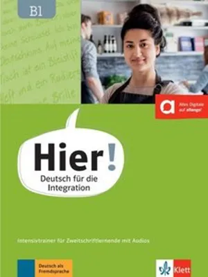 Produktbild von Hier! B1 Intensivtrainer für Zweitschriftlernende mit Audios