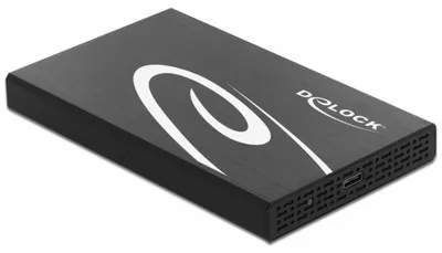 Obrázok produktu pre DeLOCK 42611, HDD/SSD rámček, 2.5", Serial ATA III, 6 Gbit/s, Vymeniteľný za prevádzky, Čierna, Biela