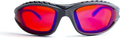 Zdjęcie produktu dla Okulary BrainMarket blokujące 100% światła niebieskiego i zielonego, LaserLook