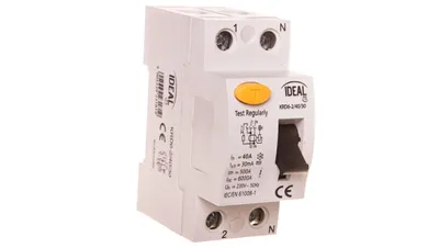 Obrázek produktu pro RCD 2P 40A 0,03A typ AC KRD6-2/40/30 23181