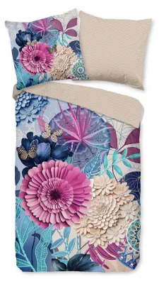 Produktbild von Duvet cover HIP 200x200 + 2* 80x80 cm - mandalas, leaves, and butterflies