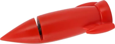 Image de Aiguiseur de couteaux Aiguiseur manuel créatif en céramique pour couteaux de cuisine Ciseaux Rouge