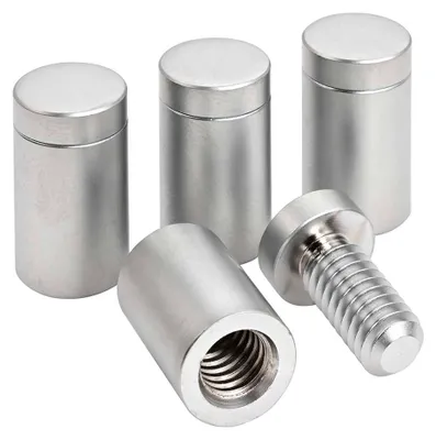 Produktbild von Abstandshalter aus Messing 13×19 mm – 4er Set, silber Zeigis®
