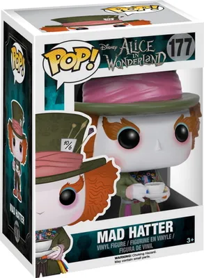 Produktbild von Disney Alice in Wonderland - Mad Hatter 177 - Funko Pop! - Vinyl Figur