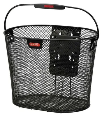 Produktbild von Klickfix Oval Plus Frontkorb 18l Schwarz Schwarz One Size