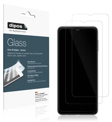 Obrázek produktu pro 2x ochranná fólie pro Samsung Galaxy A23 - Anti-Shock 9H fólie dipos Glass plastové sklo