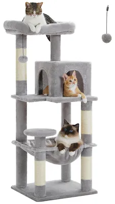 Produktbild von Katzenkratzbaum 116 cm mit Hängematte für große Katzen