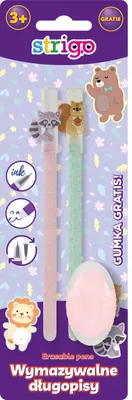Obrázek produktu pro STRIGO Adventure, sada dvou modrých vymazatelných kuličkových propisek.