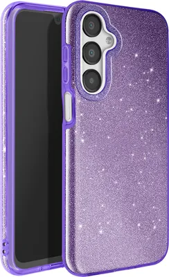 Immagine prodotto di Avizar, Custodia glitterata per Samsung Galaxy A16 antiurto scintillante, viola