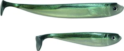 Produktbild von Angelköder Minnow 10cm Gummi mit Lockstoff 5 Stück, realistisches Laufverhalten