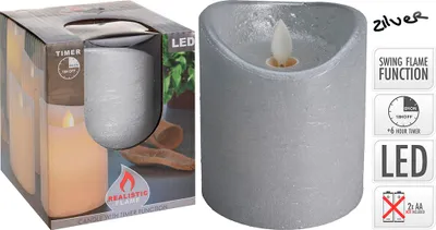 Produktbild von LED-Kerze (blinkend) 7,5,10 cm