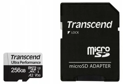 Image de TRANSCEND 256GB microSD avec adaptateur UHS-I