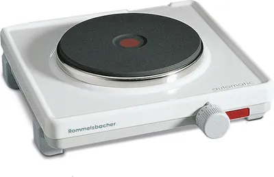 Produktbild von Einzelkochplatte AK 1580, Gussheizplatte, feueremailliertes Gehäuse, stufenlose Temperaturregelung, 1500 Watt