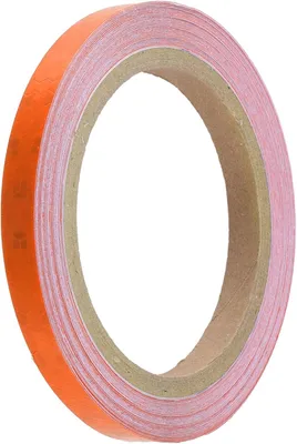Immagine prodotto di Nastro riflettente universale, 1 cm x 8 m, resistente agli agenti atmosferici, in PVC, arancione