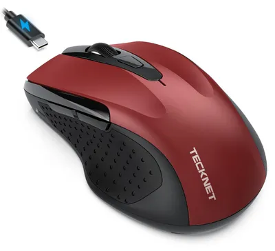 Imagen del producto de Ratón Bluetooth con vibración, inalámbrico, recargable, 4800 DPI
