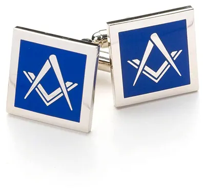 Imagen del producto de Omgoods - Juego de gemelos modernos azules con estuche de terciopelo