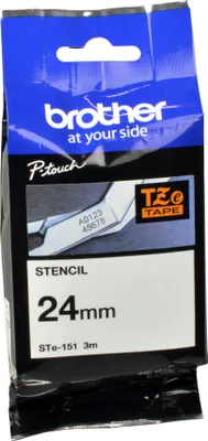 Produktbild von Brother STE-151, Schwarz, Wärmeübertragung, China, 5 Jahr(e), Brother, PT-2430PC, PT-2730VP, PT-3600, PT-7600VP, PT-9700PC, PT-9800PCN