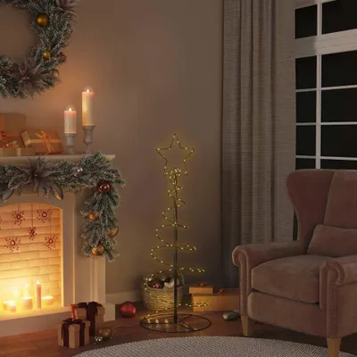 Produktbild von vidaXL LED Weihnachtsbaum 80 LEDs Warmweiß 120 cm