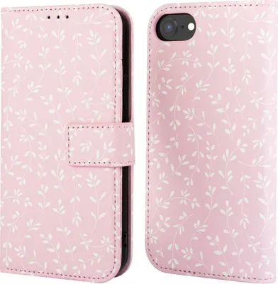 Produktbild von imoshion Design Klapphülle iPhone 16e - Pink Bazaar Flowers