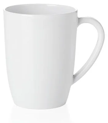 Produktbild von 24x Becher Obertrasse Kaffebecher 350 ml weiß Melamin bruchfest